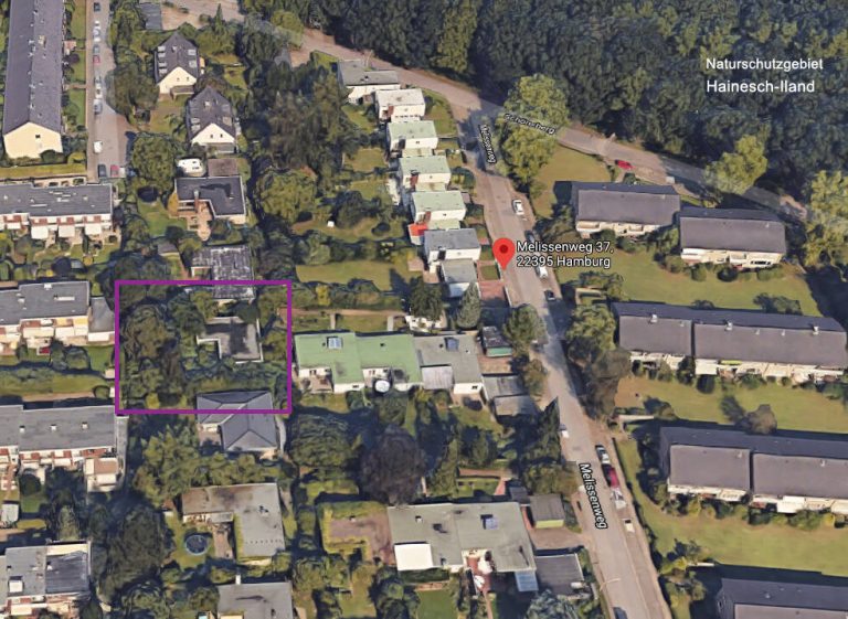 Immobilienangebot - Hamburg / Sasel - Alle - Gebotsverfahren: Sasel - Idyllisches Grundstück inkl. Baugenehmigung für 300qm Wfl. EFH/DH