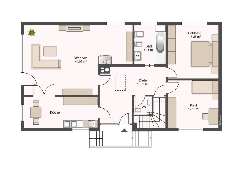 Immobilienangebot - Hamburg - Alle - Charmantes Einfamilienhaus auf schönem Südgrundstück in HH-Bramfeld. Modernisierungsbedürftig!