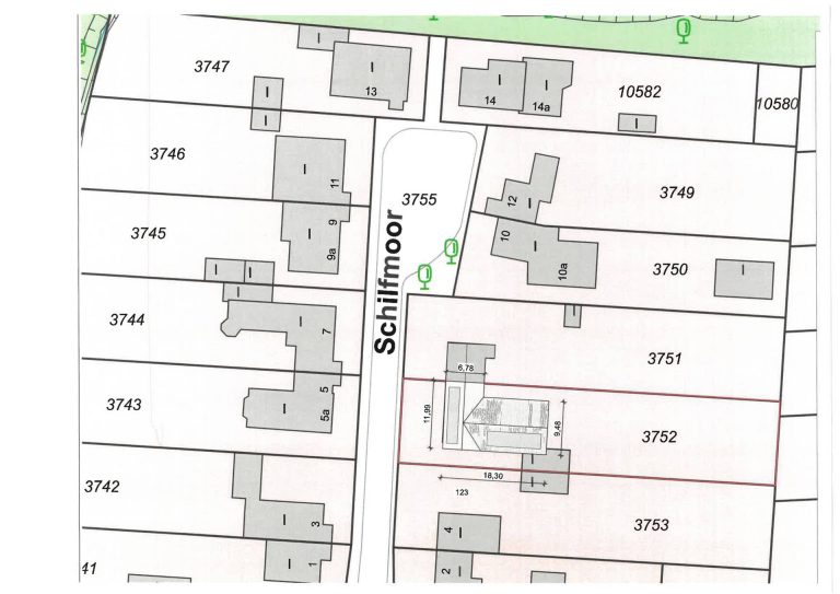 Immobilienangebot - Hamburg - Alle - Bestlage in Hamburg Bramfeld, großes Baugrundstück für eine Doppelhaushälfte mit 2 Einheiten!