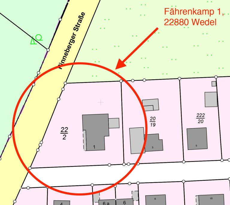 Immobilienangebot - Wedel - Alle - Großes Baugrundstück für 2 Einfamilienhäuser oder
Doppelhäuser im nördlichen Wedel / Holm!