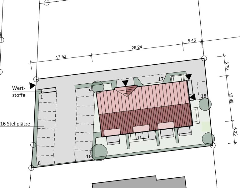 Immobilienangebot - Rellingen - Alle - Baugrundstück - mit Baugenehmigung - für ca. 932qm Wohnfläche mit 11 Wohneinheiten in Rellingen!