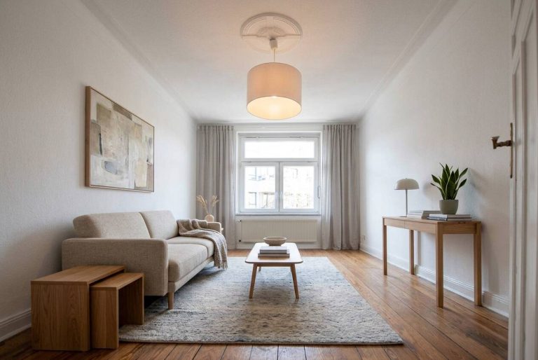 Immobilienangebot - Hamburg Winterhude - Alle - Winterhude: Stilvolle Gründerzeit-Wohnung mit Wohnküche und saniertem Balkon