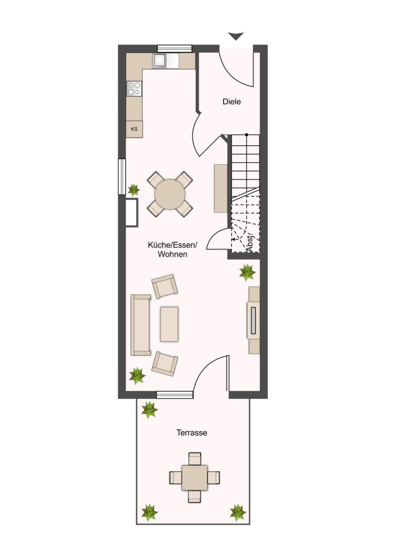Immobilienangebot - Hamburg - Alle - Modernes, neuwertiges Mittelreihenhaus in Hamburg-Harburg, zentral u. ruhig gelegen mit Stellplatz!