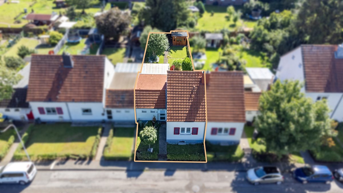 Immobilienangebot - Alsdorf - Alle - Doppelhaushälfte mit idyllischem Garten in Alsdorf-Blumenrath