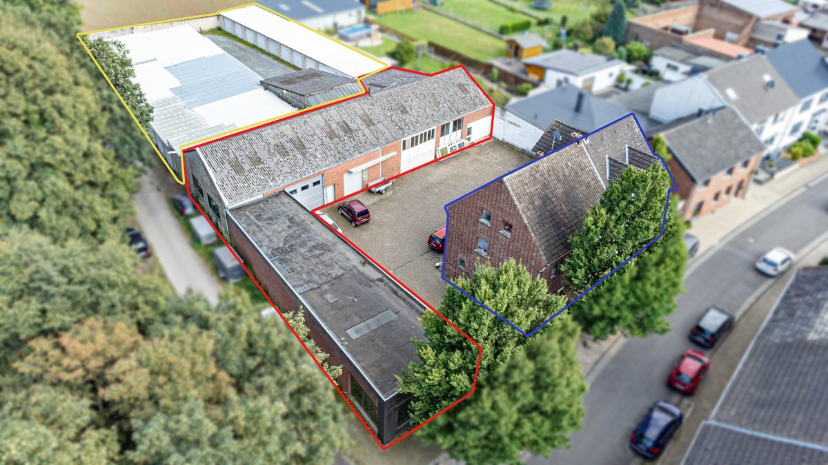 Immobilienangebot - Jülich / Güsten - Alle - Attraktives Investment mit 29 Garagen, Lager-/ Ladenflächen & vermieteten Doppelhaushälften