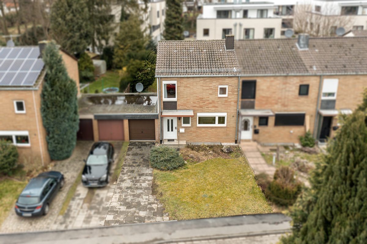 Immobilienangebot - Pulheim - Alle - Durchdachtes Reiheneckhaus in TOP- Wohnlage von Pulheim-Brauweiler