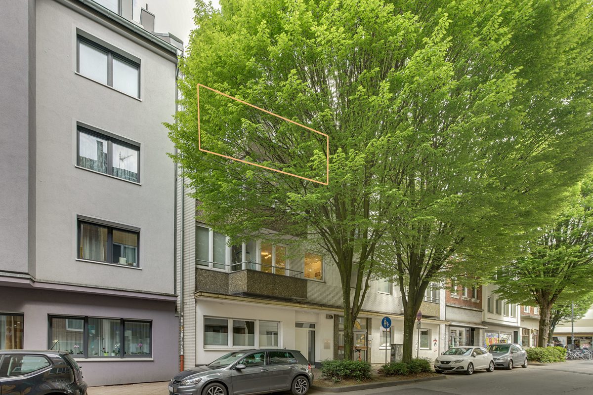 Immobilienangebot - Aachen - Alle - Modernisierte 2 Zimmer Wohnung mit Balkon in zentraler Innenstadtlage von Aachen