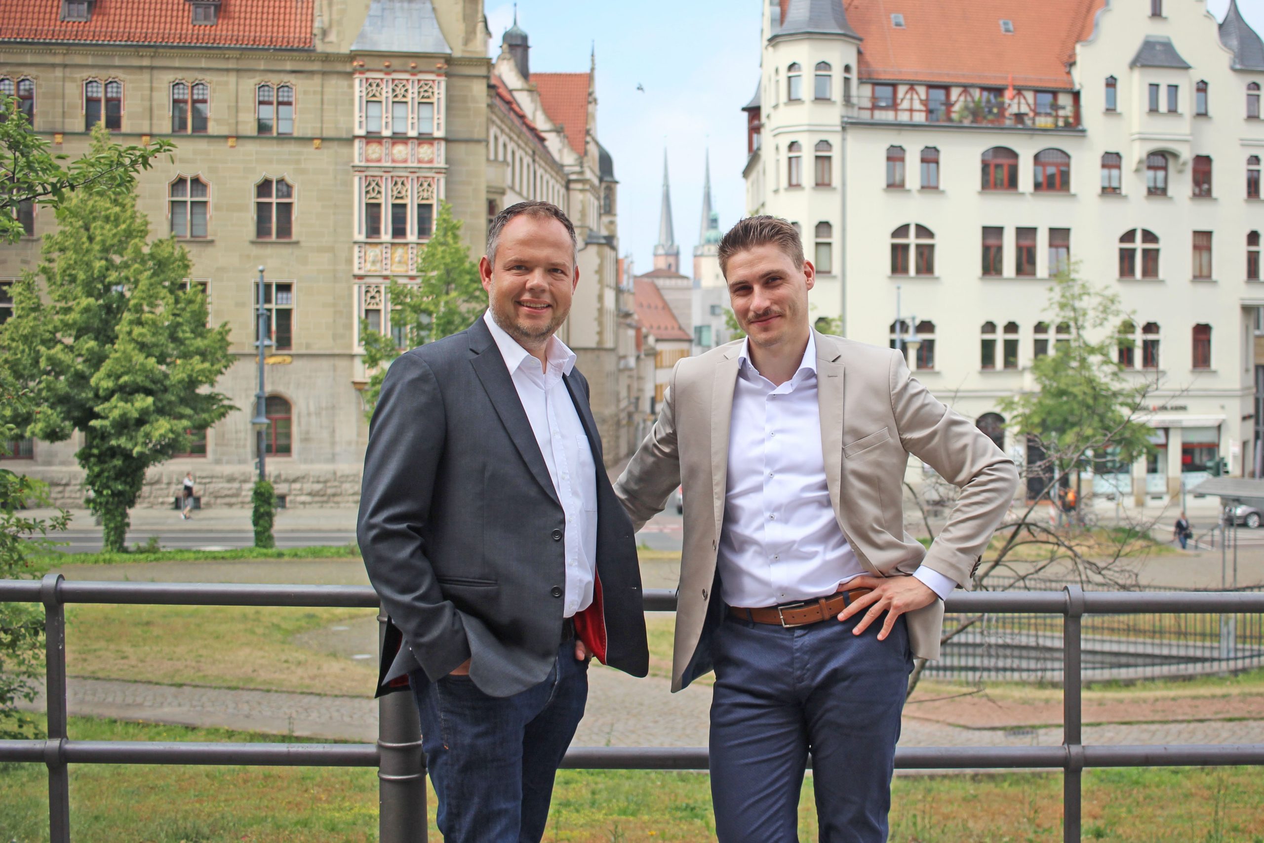 Geschäftsführer Hagen Herholdt und Christian Sporbert - Ihre Profis für den Immobilienverkauf in Mücheln