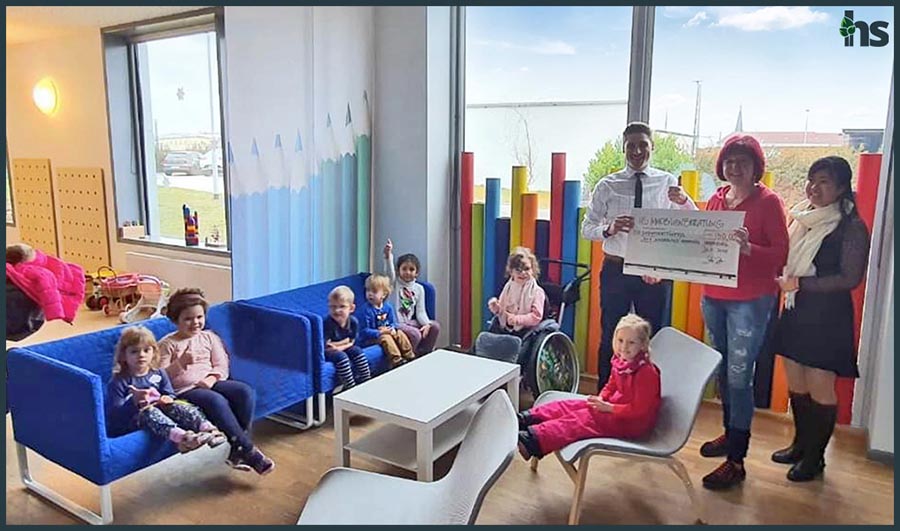 Spende an die integrative Kindertagesstätte "Kinderland" in Merseburg