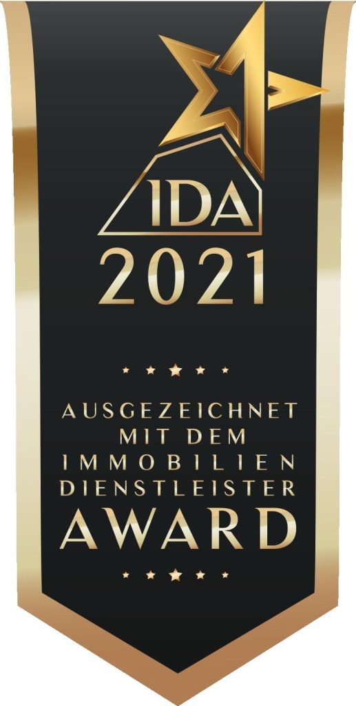 Das Siegel zum Immobilien-Dienstleister-Award 2021