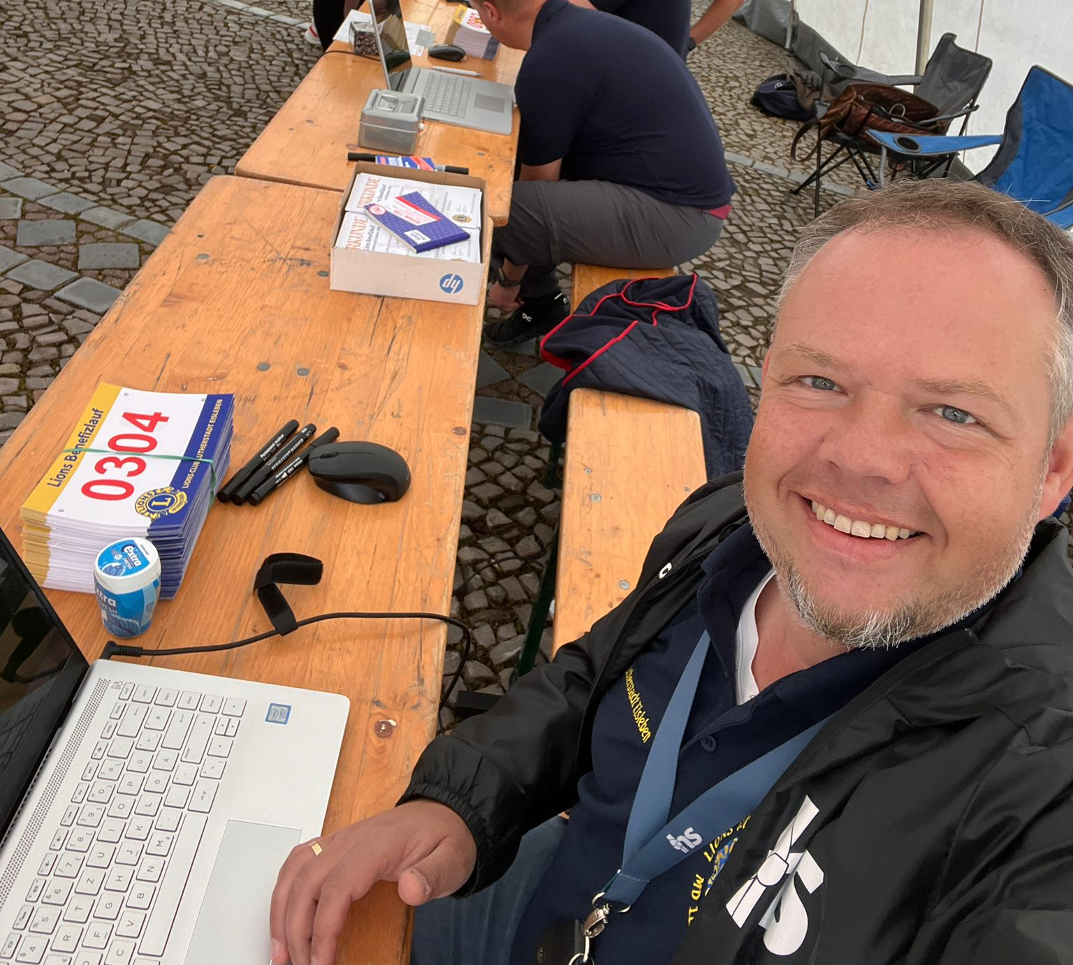Hagen Herholdt engagiert beim LIONS Club Benefiz Lauf in Eisleben