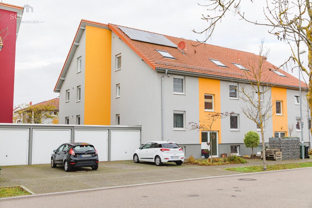 Immobilienangebot - Waghäusel - Alle - Haus im Haus! Außergewöhnliche Maisonettewohnung mit Balkon, Garage und Keller.