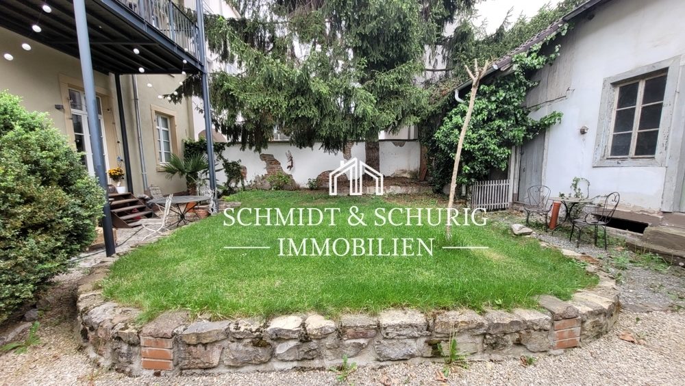 Immobilienangebot - Bruchsal - Alle - Etagenwohnung mit 2 Balkonen, Gartenanteil in einem gepflegten Altbau.