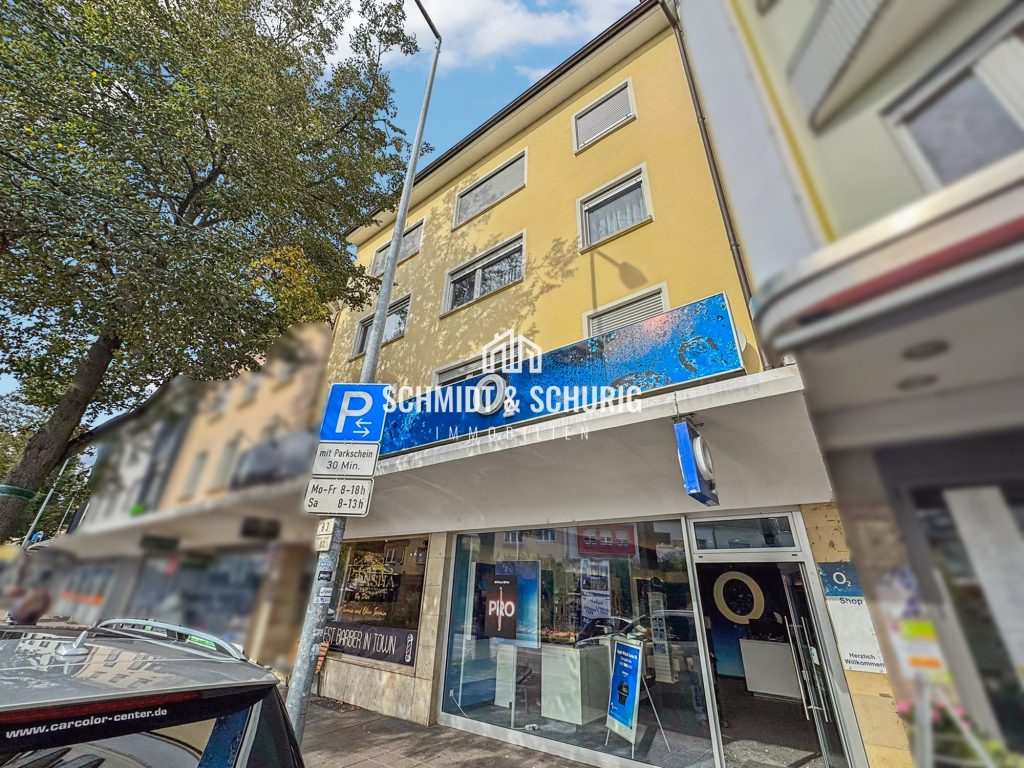 Immobilienangebot - Bruchsal - Alle - Lukratives Wohn- und Geschäftshaus in der Bruchsaler Innenstadt zu verkaufen.