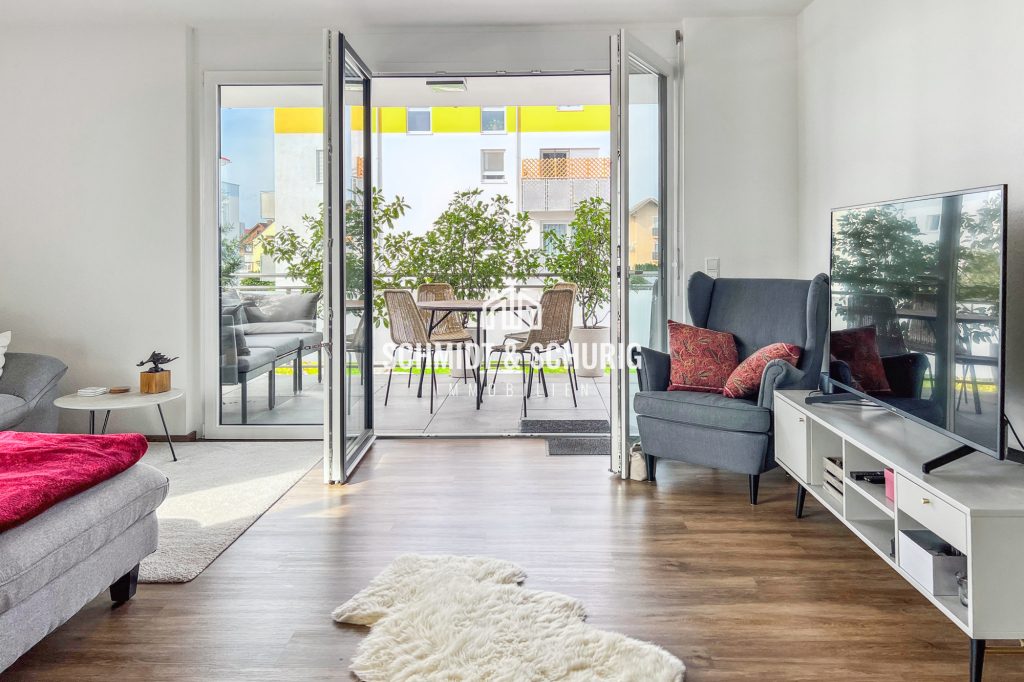 Immobilienangebot - Karlsdorf-Neuthard / Karlsdorf - Alle - Moderne 3-Zimmer-Wohnung mit Balkon und gehobener Ausstattung.