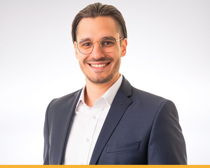 Bild des Bankkaufmann und Geschäftsführers Christian Schurig