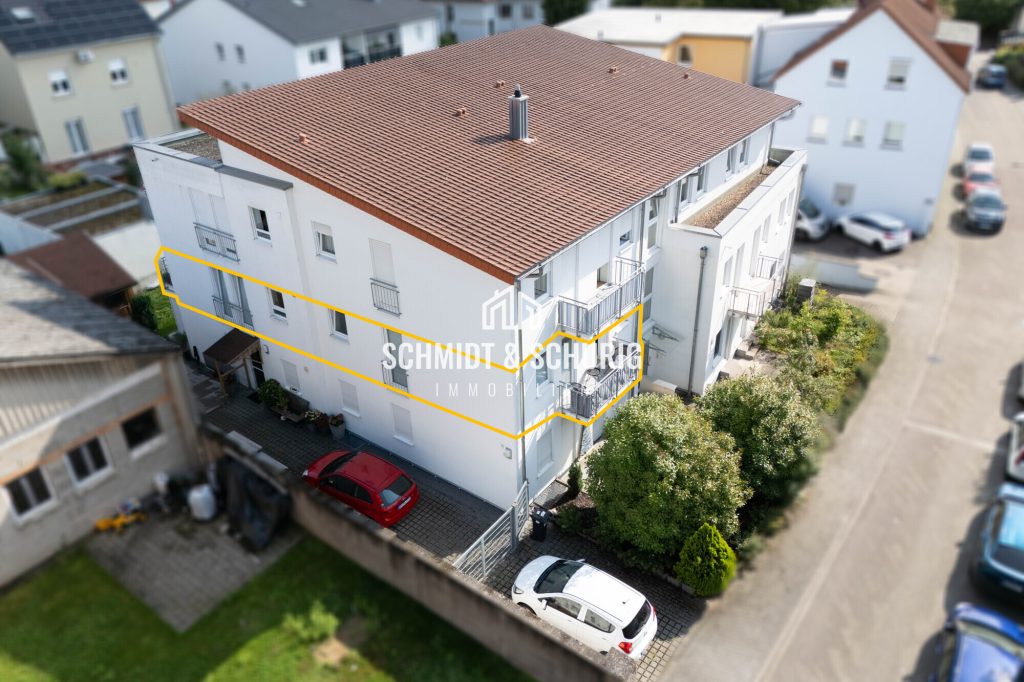 Immobilienangebot - Bretten - Alle - Doppelt genießen: Eigentumswohnung mit zwei Balkonen und Garage