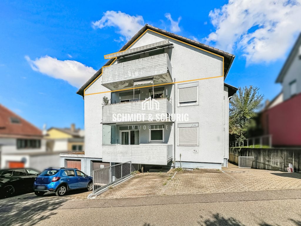 Immobilienangebot - Bretten - Alle - Zentrale Dachgeschoss-Wohnung mit Balkon in Bretten