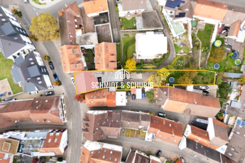 Immobilienangebot - Bruchsal / Heidelsheim - Alle - Wohn- und Geschäftshaus mit großem Grundstück und Garage