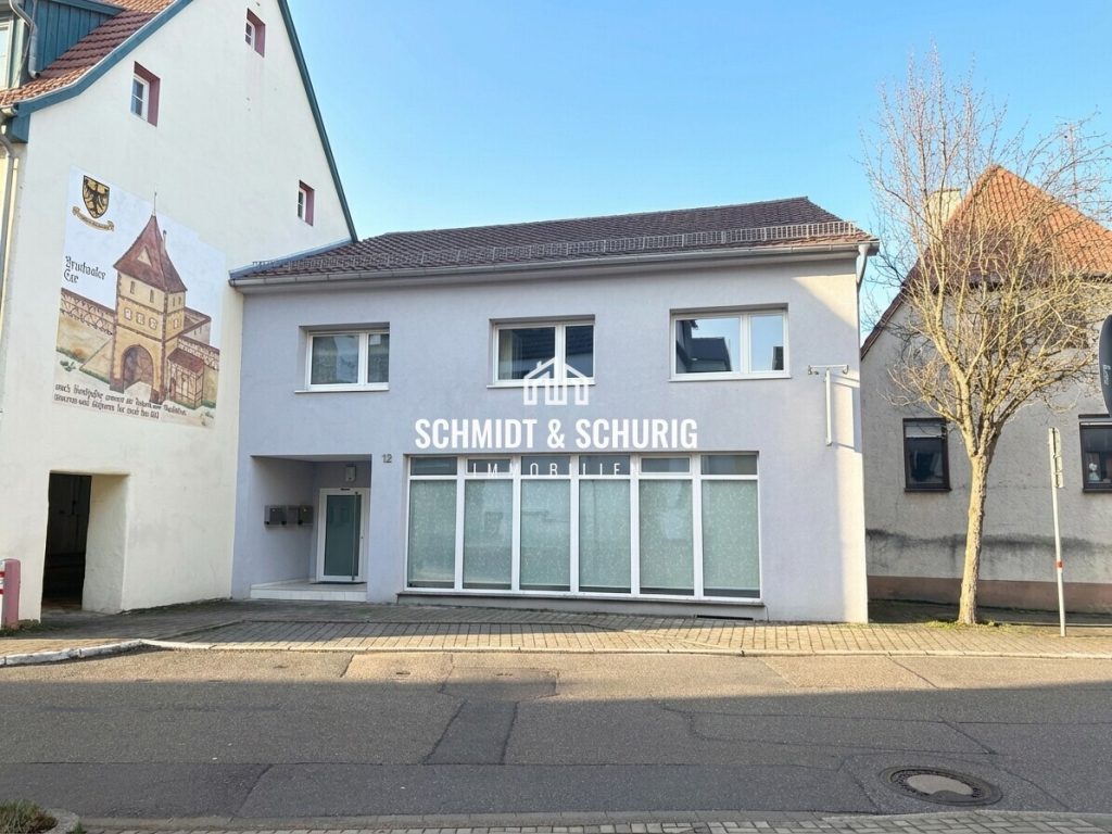 Immobilienangebot - Bruchsal / Heidelsheim - Alle - Wohn- und Geschäftshaus mit großem Grundstück und Garage