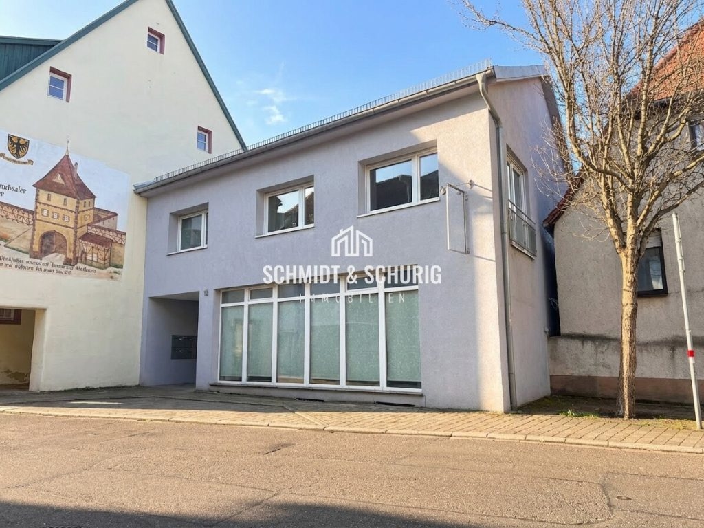 Immobilienangebot - Bruchsal / Heidelsheim - Alle - Wohn- und Geschäftshaus mit großem Grundstück und Garage