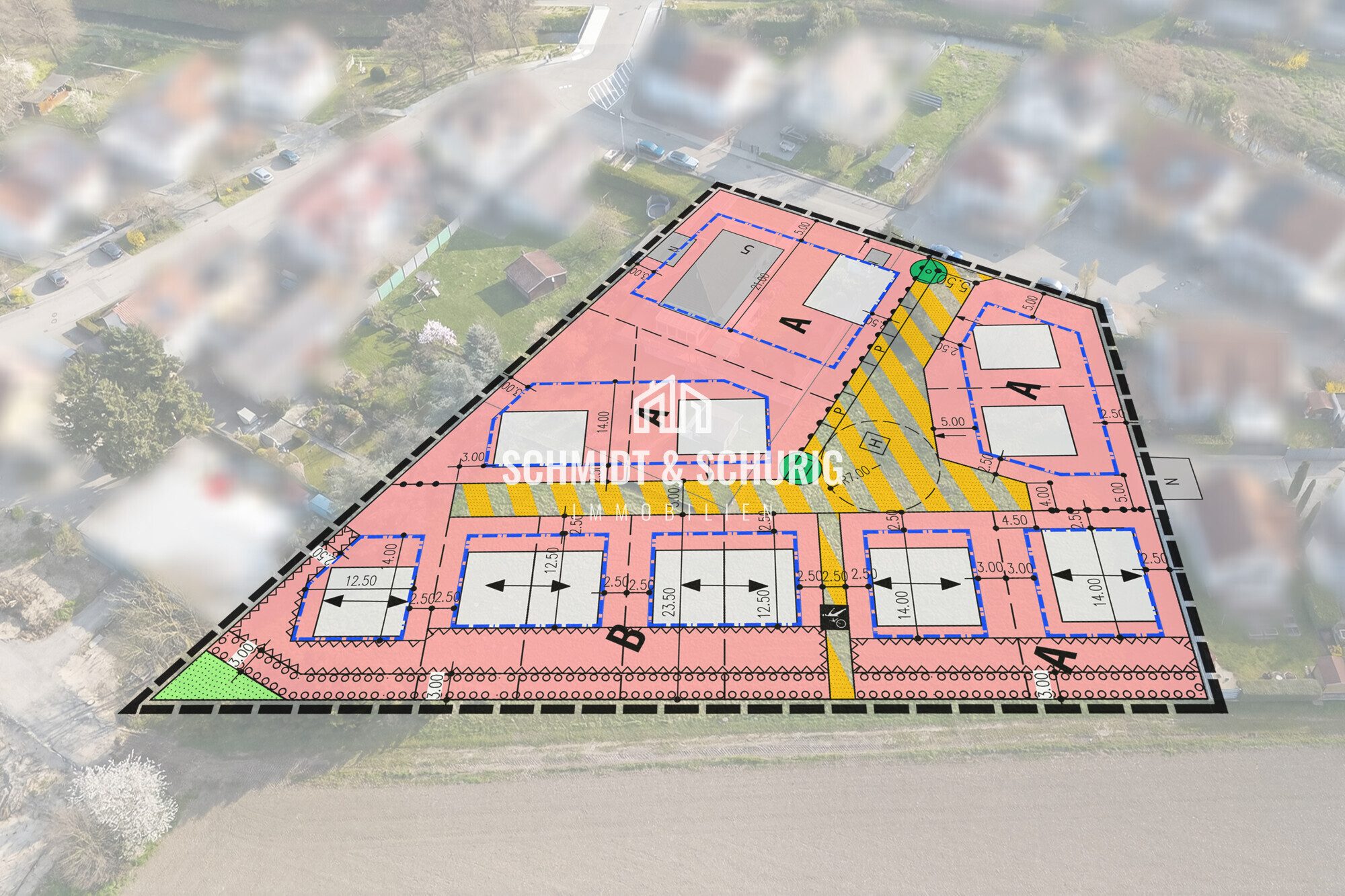 Immobilienangebot - Bad Schönborn / Bad Langenbrücken - Grundstücke - Für Bauträger & Projektentwickler: Attraktives Grundstück für Wohnbebauung