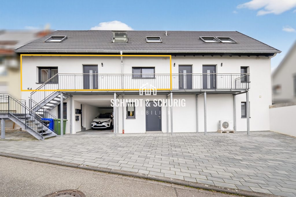 Immobilienangebot - Walzbachtal / Jöhlingen - Alle - Helle kernsanierte 2-Zimmer-Wohnung mit Ankleide, Balkon und Stellplatz