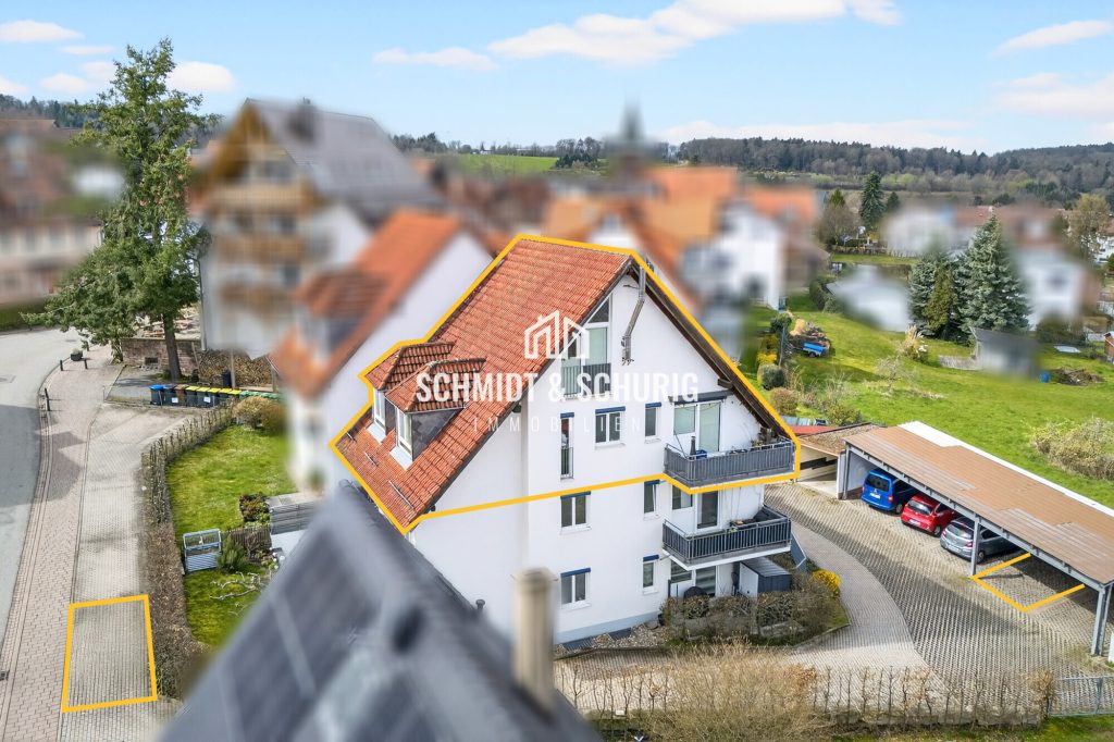 Immobilienangebot - Engelsbrand / Grunbach - Alle - Moderne Maisonette-Wohnung mit Weitblick über Pforzheim