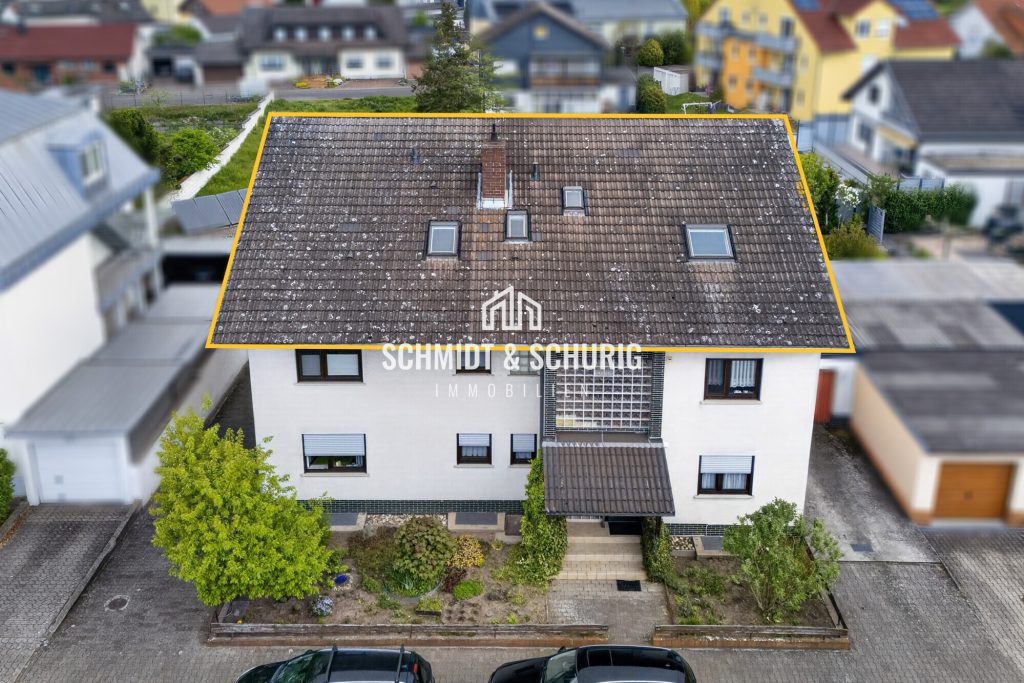 Immobilienangebot - Oberhausen-Rheinhausen - Alle - Charmante Dachgeschosswohnung mit großer Garage und Gartenanteil