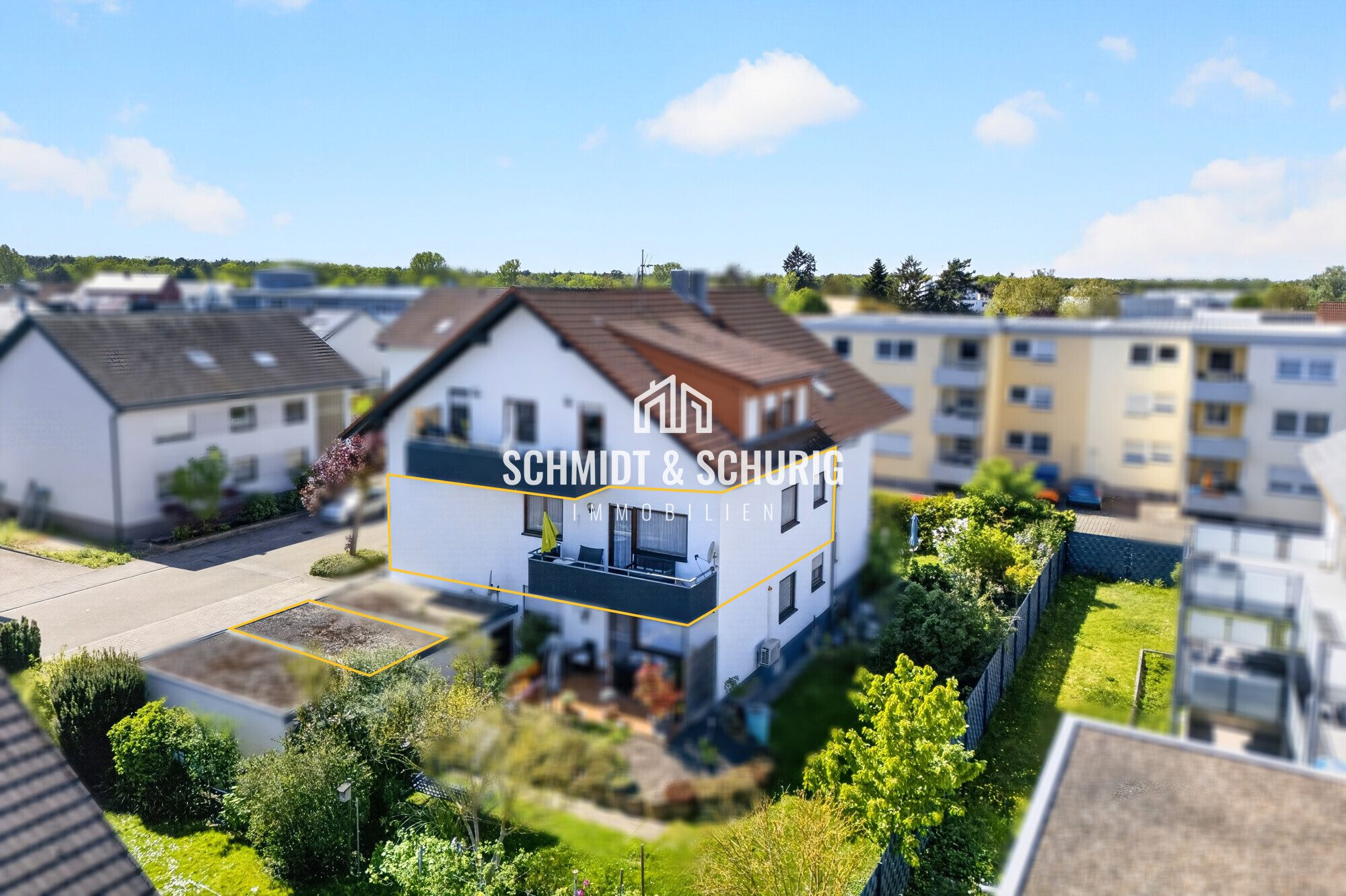 Immobilienangebot - Forst - Alle - Freundliche Etagenwohnung mit Balkon, Garage und solider Mieteinnahme