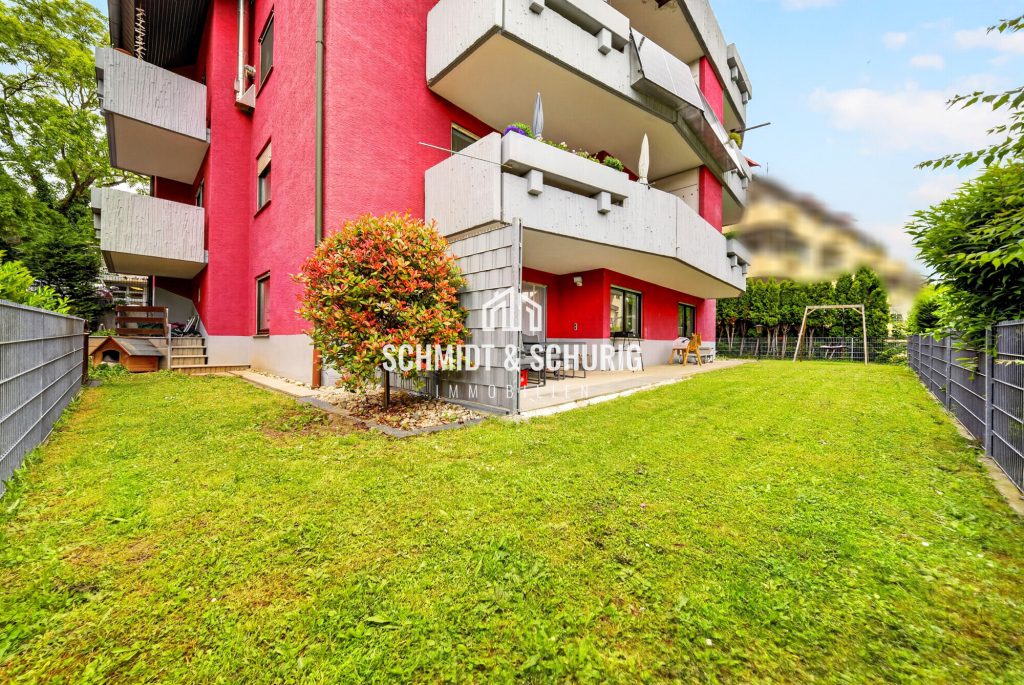 Immobilienangebot - Pforzheim / Brötzingen - Alle - Top gepflegte 3 - Zimmerwohnung mit Garten und Terrasse