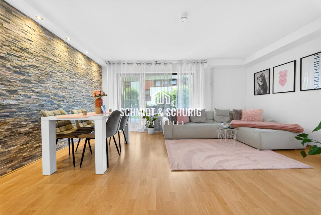 Immobilienangebot - Pforzheim / Brötzingen - Alle - Top gepflegte 3 - Zimmerwohnung mit Garten und Terrasse