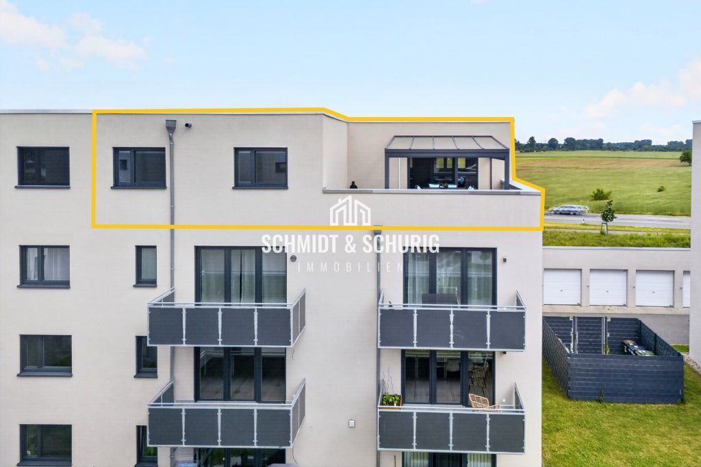Immobilienangebot - Bruchsal / Büchenau - Alle - Eigentumswohnung in gehobener Ausstattung mit Dachterrasse