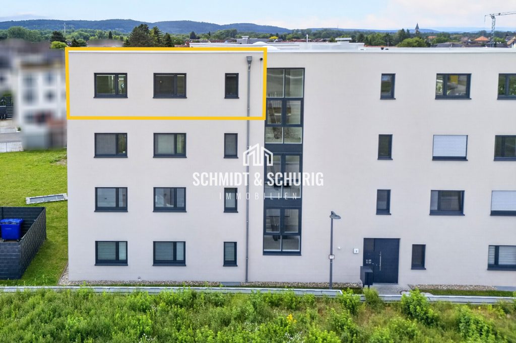 Immobilienangebot - Bruchsal / Büchenau - Alle - Eigentumswohnung in gehobener Ausstattung mit Dachterrasse