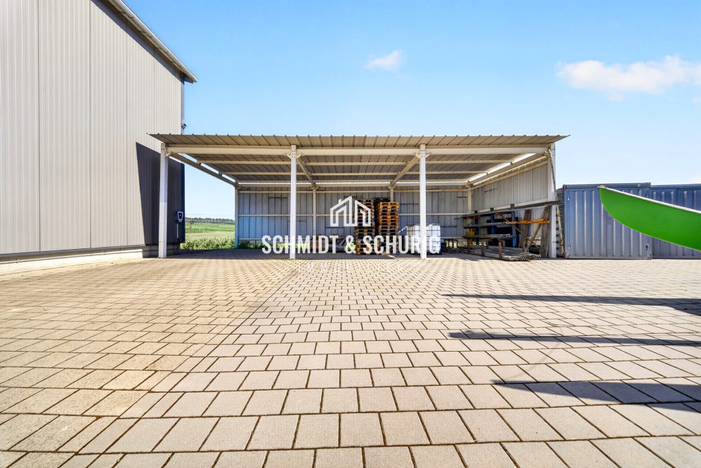 Immobilienangebot - Bad Rappenau - Alle - Produktionshalle mit 10‑t-Kran, Büros und gepflastertem Hof in Bad Rappenau