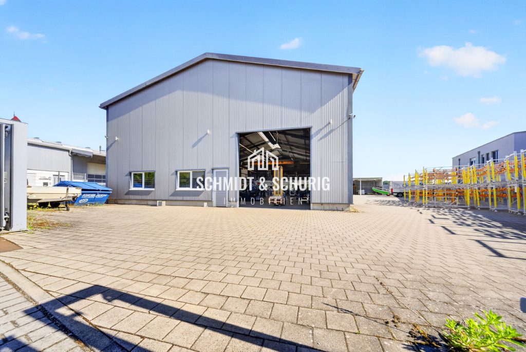 Immobilienangebot - Bad Rappenau - Alle - Produktionshalle mit 10‑t-Kran, Büros und gepflastertem Hof in Bad Rappenau