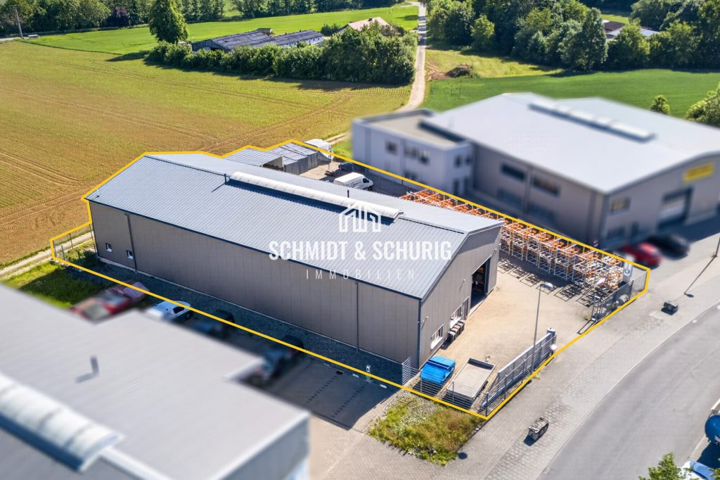 Immobilienangebot - Bad Rappenau - Alle - Produktionshalle mit 10‑t-Kran, Büros und gepflastertem Hof in Bad Rappenau