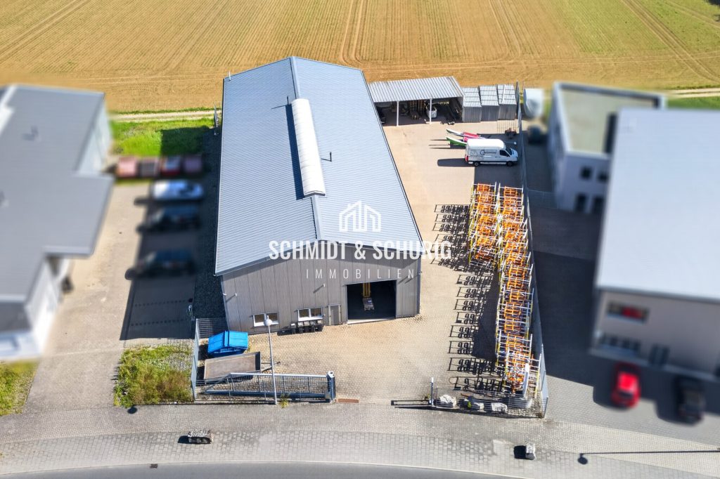 Immobilienangebot - Bad Rappenau - Alle - Produktionshalle mit 10‑t-Kran, Büros und gepflastertem Hof in Bad Rappenau