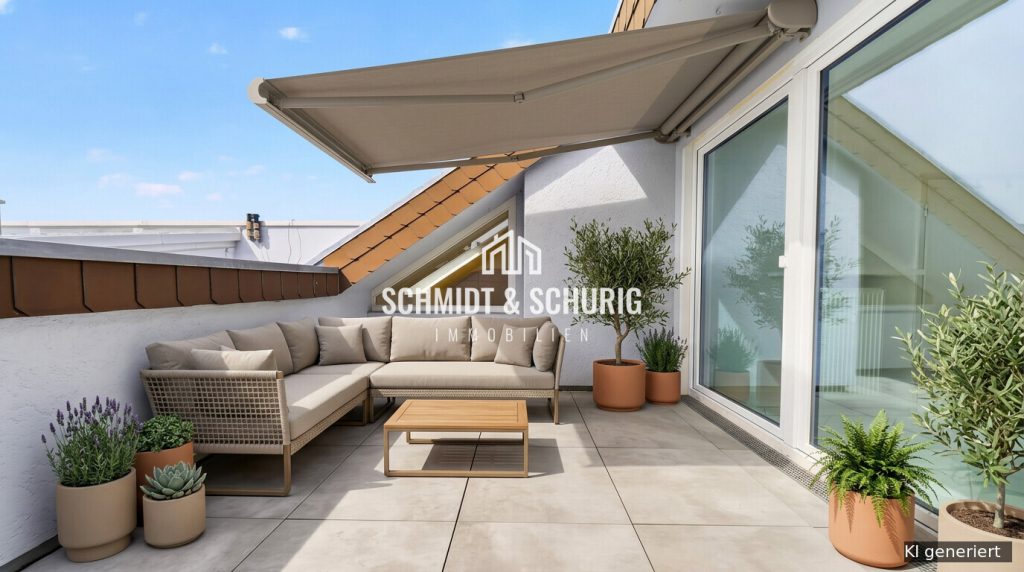Immobilienangebot - Bruchsal - Alle - Wohnen mit Blick über Bruchsal -
Eigentumswohnung mit Dachterrasse