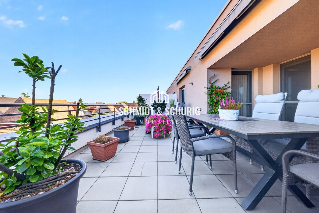 Immobilienangebot - Dettenheim / Rußheim - Alle - Modernes seniorengerechtes Wohnen mit großer Dachterrasse