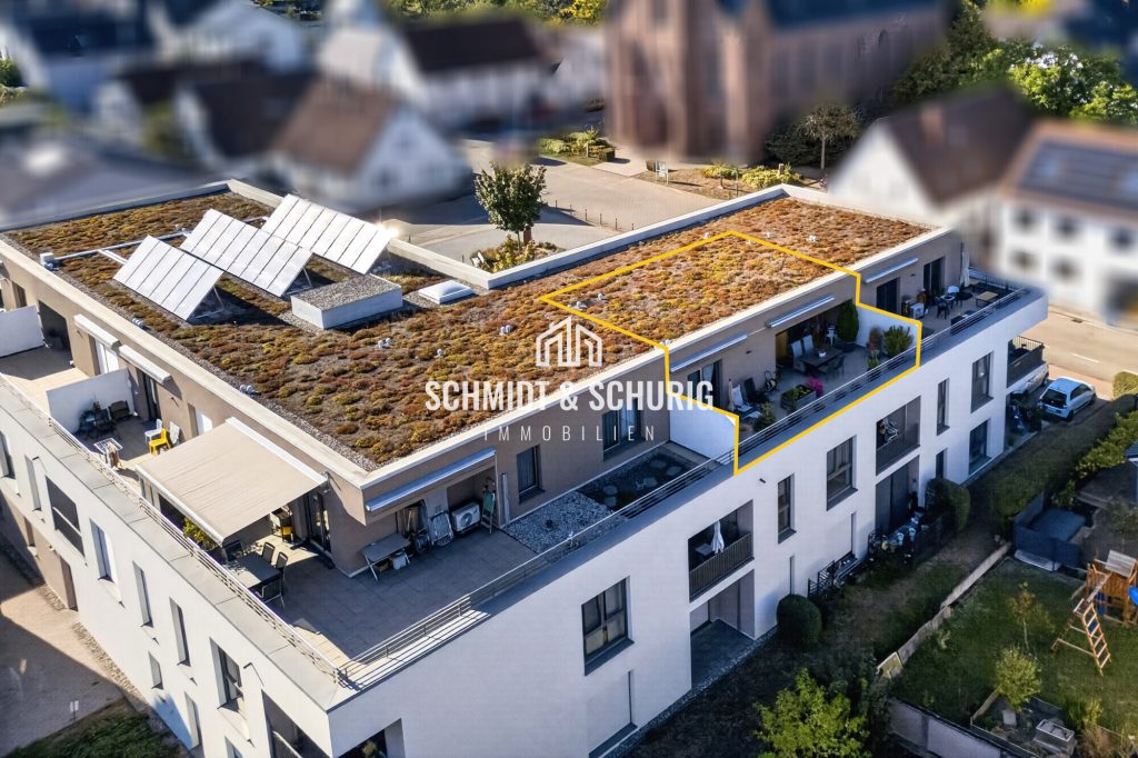 Immobilienangebot - Dettenheim / Rußheim - Alle - Modernes seniorengerechtes Wohnen mit großer Dachterrasse