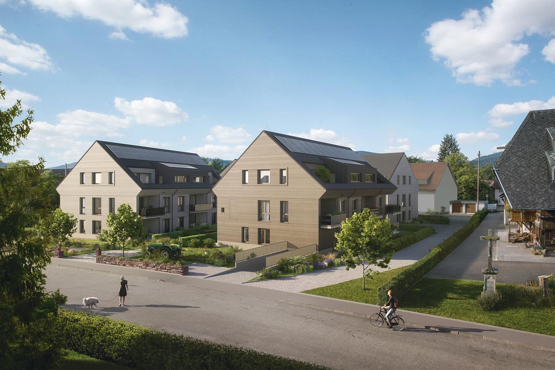 Zarduna Gärten - Neubauprojekt in Zarten - Gisinger Immobilien