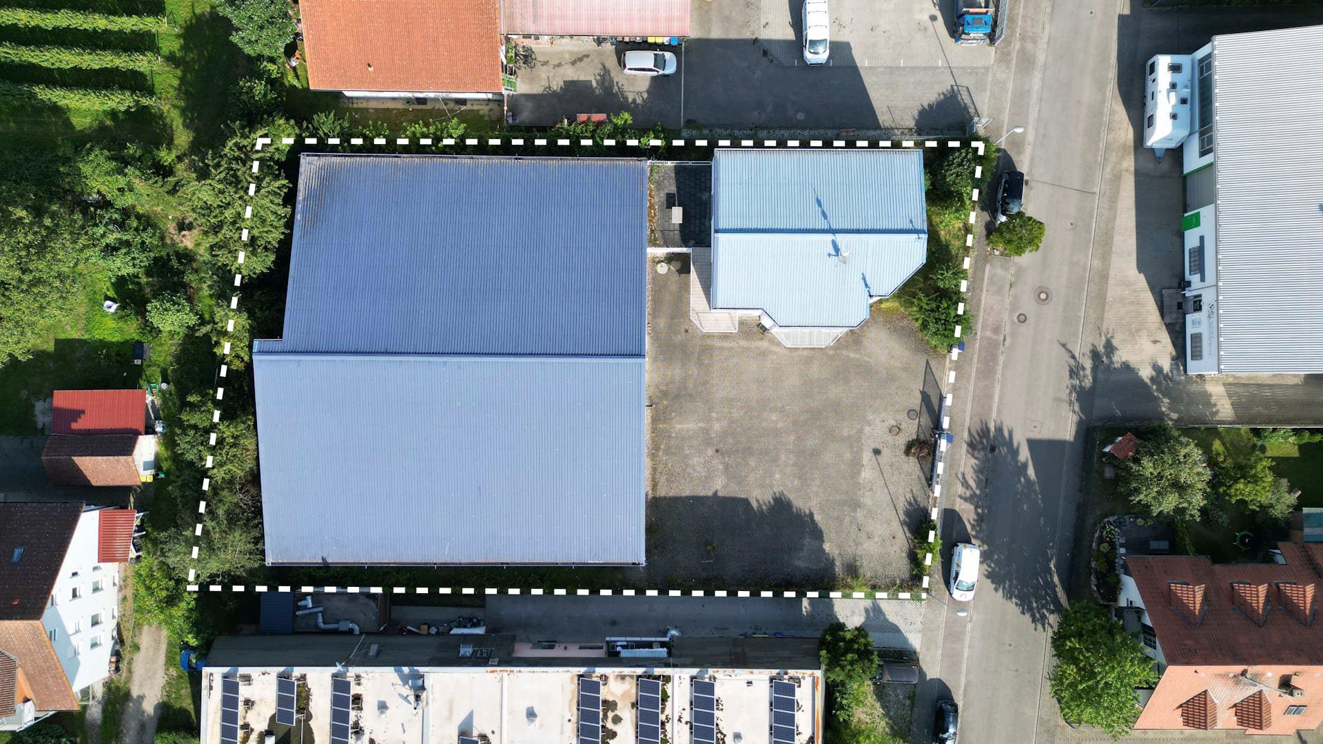 Immobilienangebot - Eschbach - Gewerbe - Großzügige Gewerbehalle mit Büro- und Wohngebäude und Nähe zum Gewerbepark Breisgau