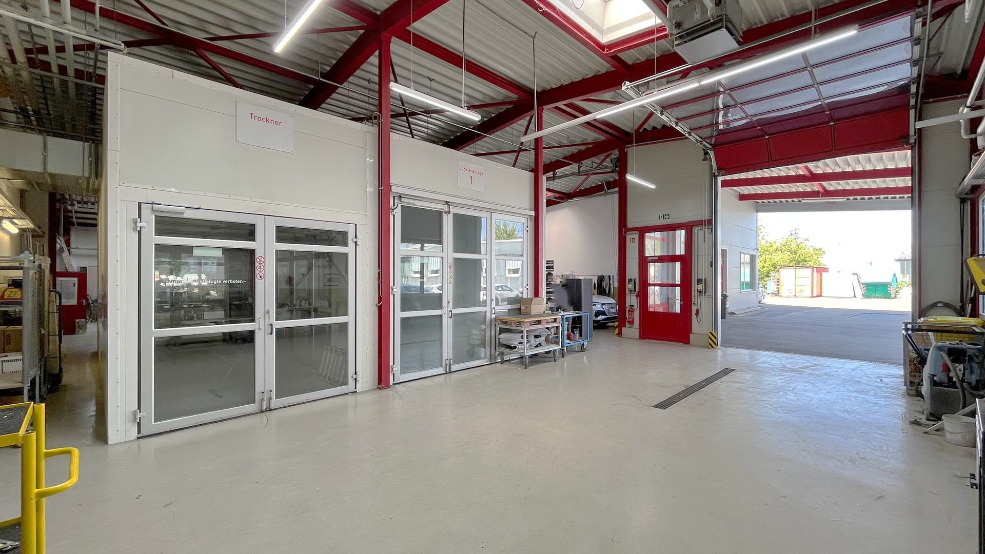 Immobilienangebot - Freiburg im Breisgau - Gewerbe - Moderne Werkstatthalle mit Büro- und Sozialräumen im Industriegebiet Freiburg Nord