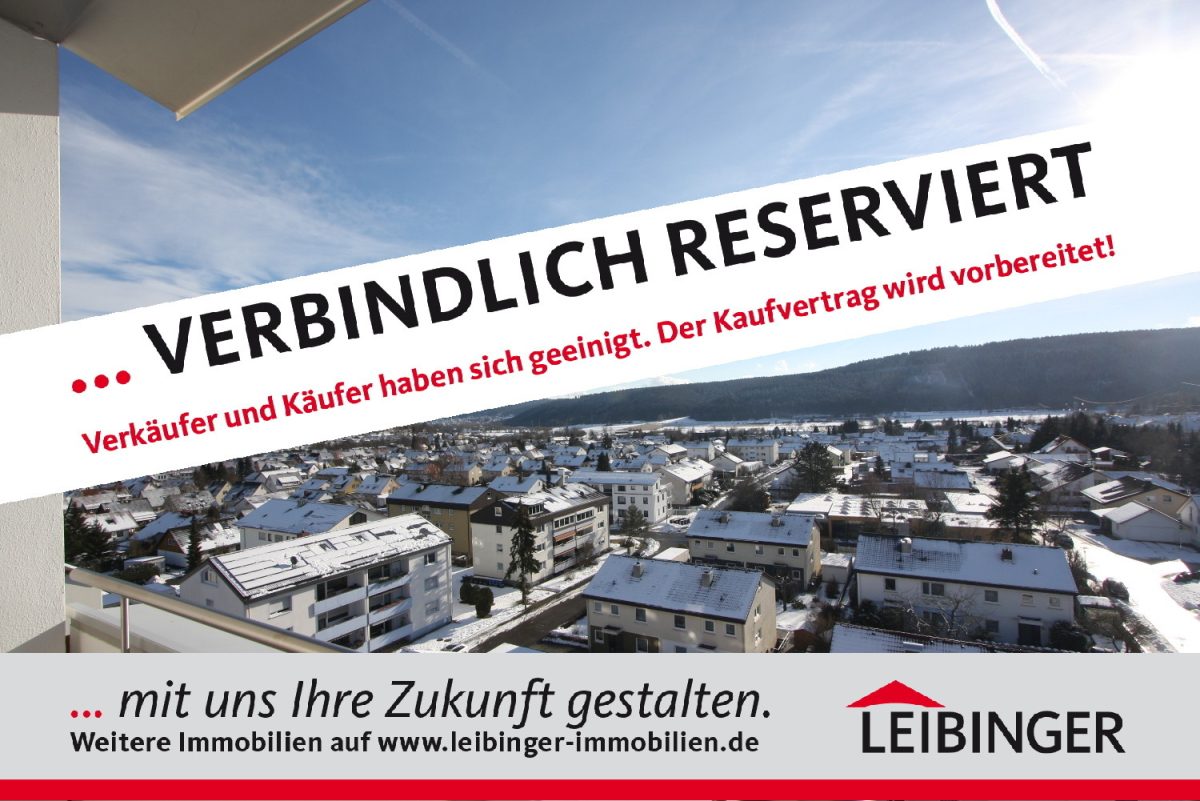 Ingo Leibinger Immobilienvermittlung - Immobilienangebot - Wurmlingen - Alle - Sonnige 2,5 Zimmer Penthousewohnung mit tollem Ausblick