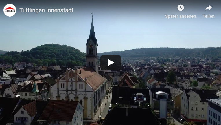 Drohnenfllug über Tuttlingen
