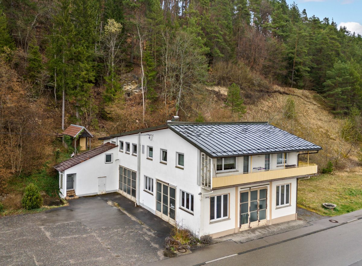 Ingo Leibinger Immobilienvermittlung - Immobilienangebot - Wurmlingen - Alle - Gewerbehalle/Werkstatt mit Büroräumen und integrierter Wohnung