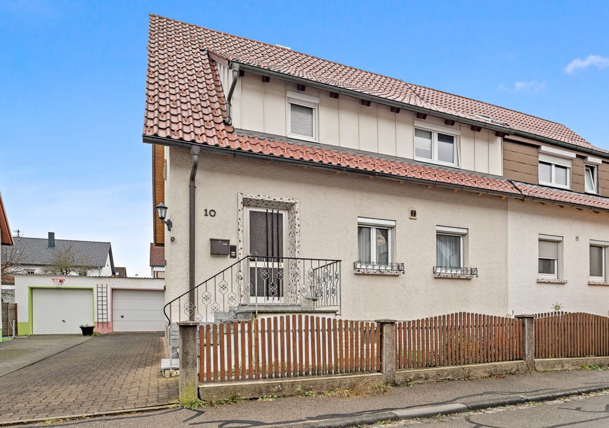 Ingo Leibinger Immobilienvermittlung - Immobilienangebot - Mhlheim an der Donau - Alle - PROVISIONSFREI - Gemütliche Doppelhaushälfte mit Garten und Garage