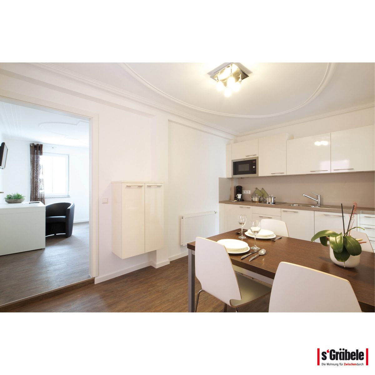 Ingo Leibinger Immobilienvermittlung - Immobilienangebot - Tuttlingen - Alle - S´Gräbele - Die Wohnung für Zwischendurch - Tuttlingen City-Lage voll eingericht und möbliert