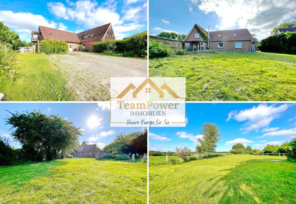 TeamPower Immobilien GmbH - Immobilienangebot - Ruhwinkel - Alle - Familien-Traum mit 2 Wohneinheiten in traumhafter Feldrandlage